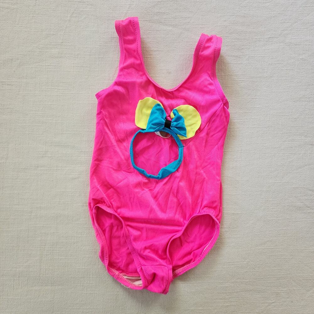 Vintage Minnie Mouse Cutout Swimsuit 4t/5y